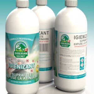 Disinfectant for surfaces exposed to touch